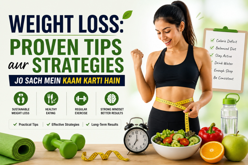 Weight Loss Proven Tips aur Strategies Jo Sach Mein Kaam Karti Hain